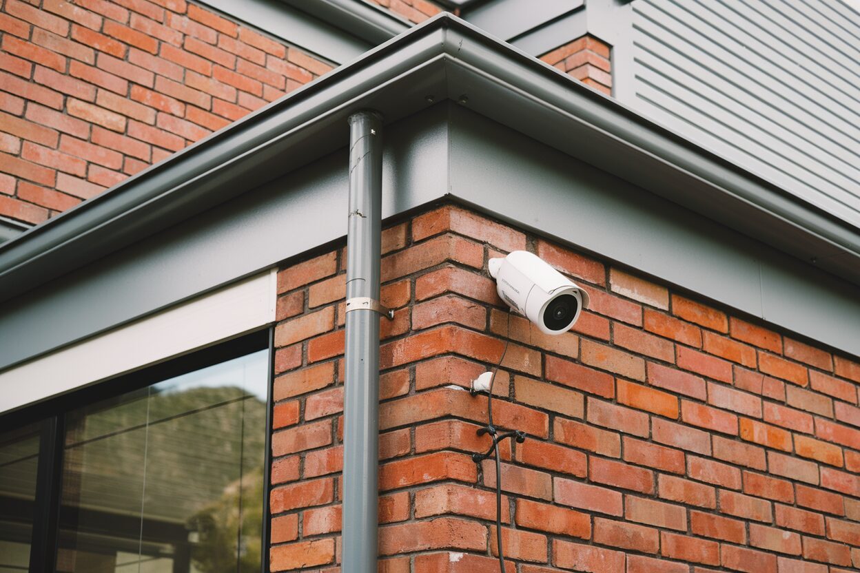 CCTV security camera installation